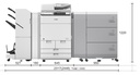 CANON ADVANCE C7565i II ImageRUNNER [1191C018AA] with Booklet Finisher-V2 Multi Drawer Paper Deck