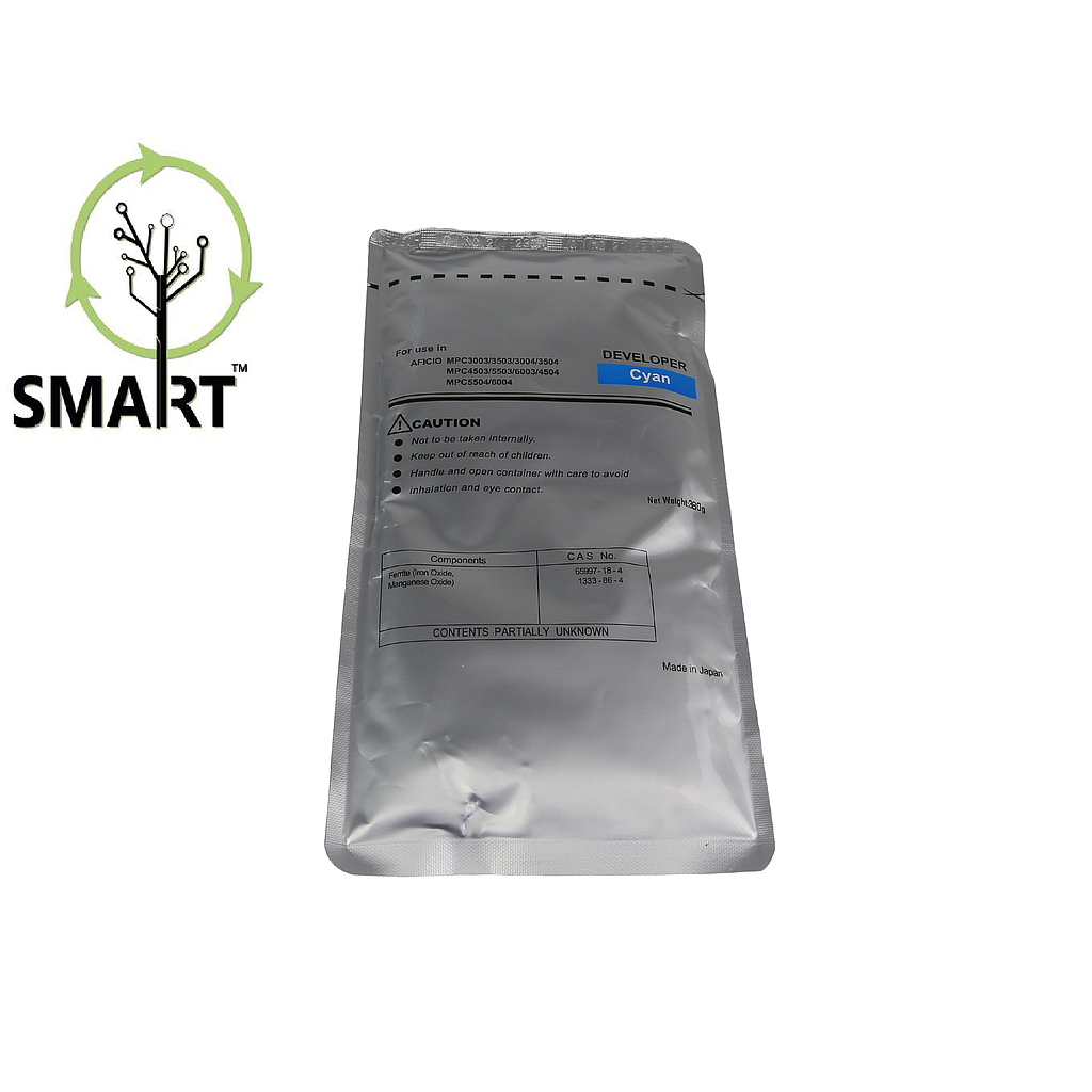 [PN: 171002] Ricoh  Replacement Cyan Developer (AFICIO MPC3003-C6004)-SMART Brand