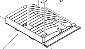 CANON FE4-6575-000 TRAY, PAPER DELIVERY (iRA DX 4751i/iRA 4551i SERIES)
