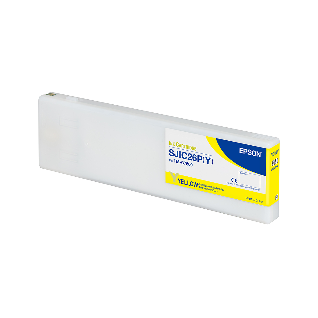 Epson ColorWorks C7500 Ink Yellow-Matte C33S020617 SJIC26P(Y) TM-C7500 Series