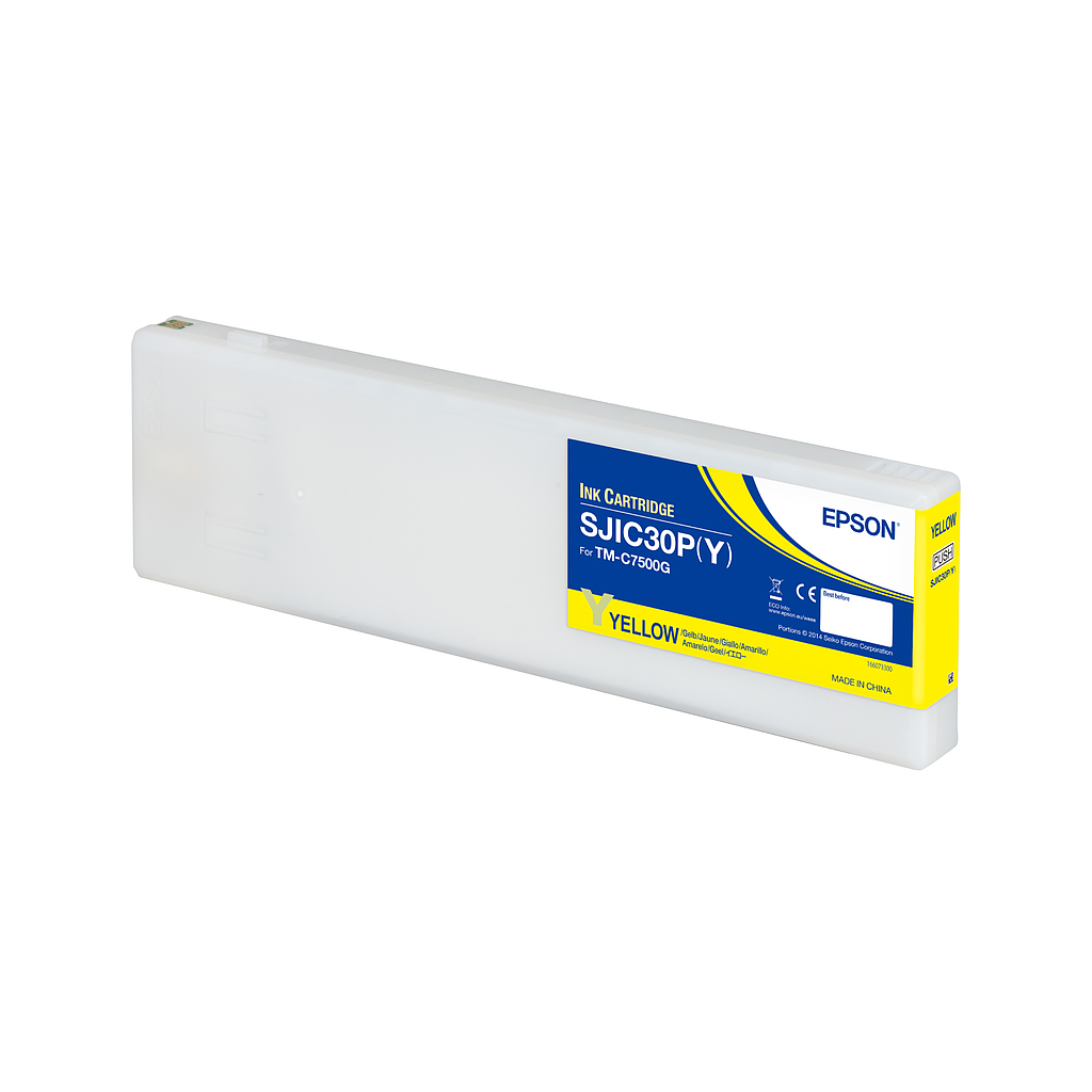 Epson ColorWorks C7500G Ink Yellow-Gloss C33S020638 SJIC30P(Y) TM-C7500G