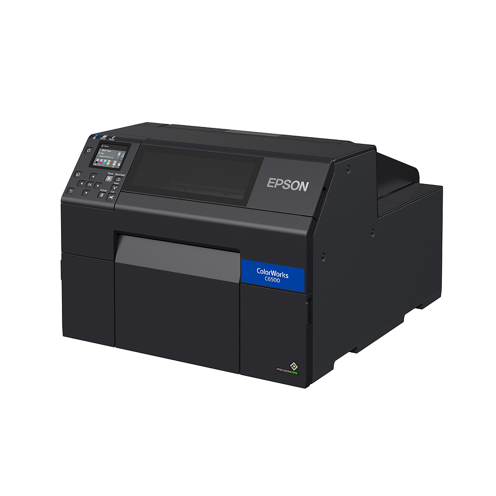 Epson ColorWorks C6500A {Gloss} (CW C6500A C31CH77A9991) 8" Color Label Printer Auto-Cutter