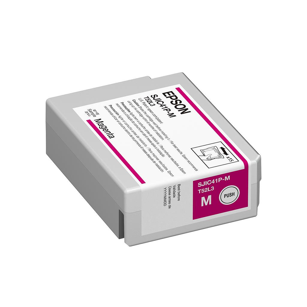 [C13T52L320] Epson ColorWorks C4000 Magenta Ink Cartridge C13T52L320 SJIC41P(M)