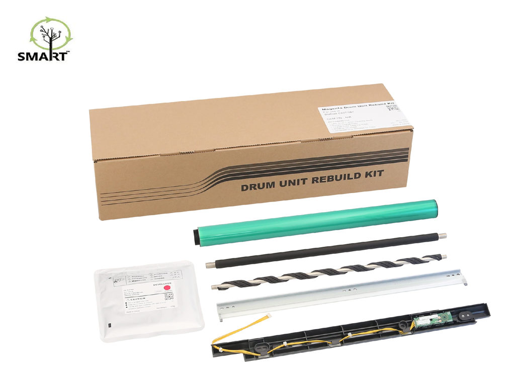 [PN: 501030] Konica Minolta A85Y0ED Magenta Drum Unit Rebuild Kit-SMART