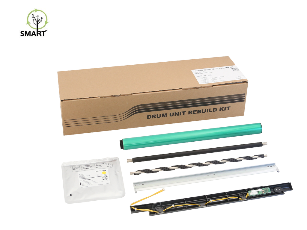 [PN: 501031] Konica Minolta A85Y08D Yellow Imaging Unit Rebuild Kit-SMART