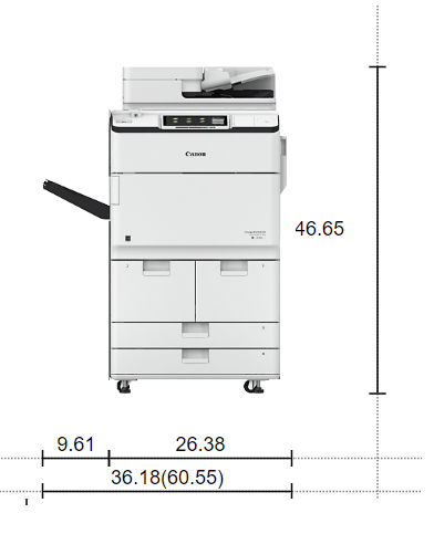 [CIRA8705] Canon ADVANCE DX 8705i imageRUNNER [4083C003AA] (105 ppm) (COPY TRAY (CAPACITY UP TO 100 SHEETS), NO PAPER ACCESSORY)