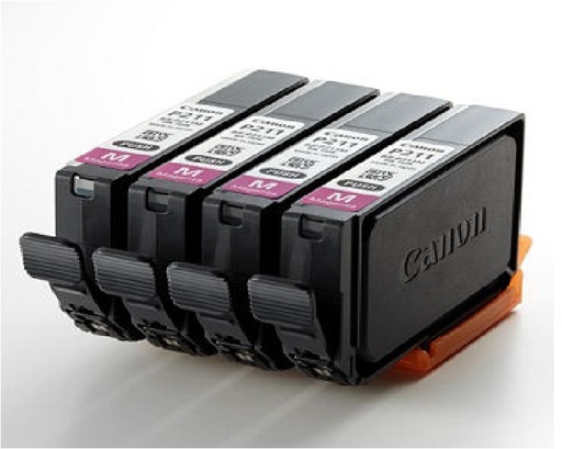 Genuine Canon 9034B004AA BJI-P211M 4-pack Magenta Ink Tank (14.5ML X 4 TANKS) (CX-G2400/LX-D1300)
