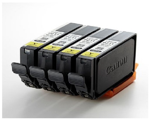 Genuine Canon 9033B004AA BJI-P211Y 4-pack Yellow Ink Tank (14.5ML X 4 TANKS) (CX-G2400/LX-D1300)