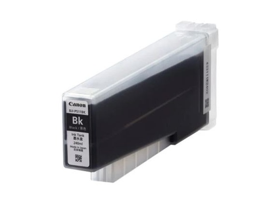 CANON 4982B003AB/4982B003AA BJI-P511BK BLACK INK TANK (240ml) (LX-D5500)