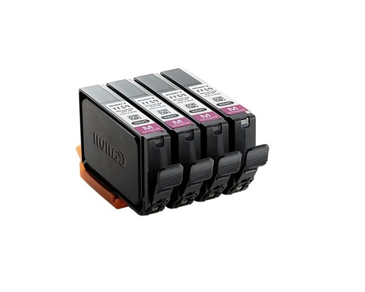 [9042B004AA] Genuine Canon 9042B004AA BJI-P321M Magenta Ink Tank {Pack Of 4 Ink Cartridges} (LX-P1300)