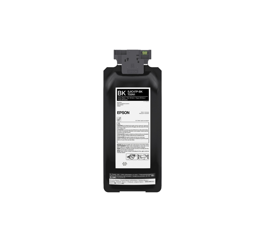 Epson ColorWorks C8000 Ink Glosss Black 480 ML (C13T55N120/SJIC47P-BK/T55N1)