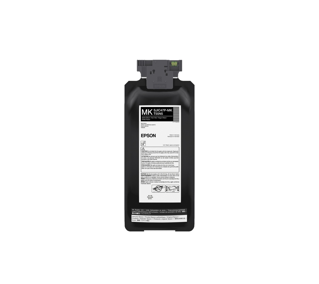 Epson ColorWorks C8000 Ink Matte Black 480 ML (C13T55N520/SJIC47P(MK)/T55N5)