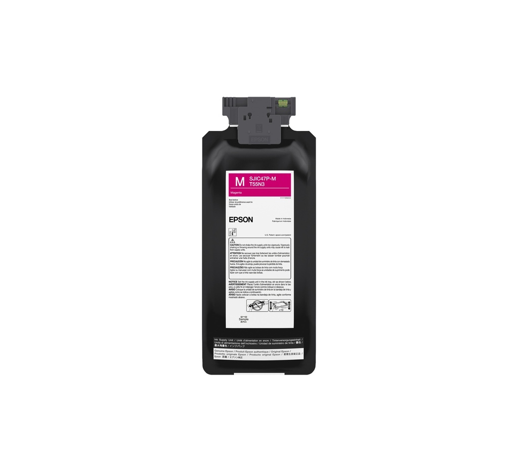 Epson ColorWorks C8000 Ink Magenta 480ml (C13T55N320/SJIC47P(M)/T55N3)