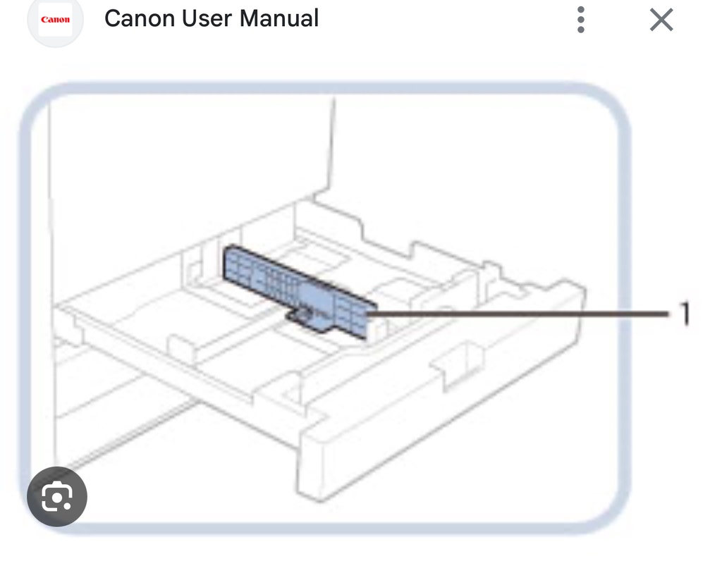 Genuine Canon 8930B001AA Tab Feeding Attachment-F1