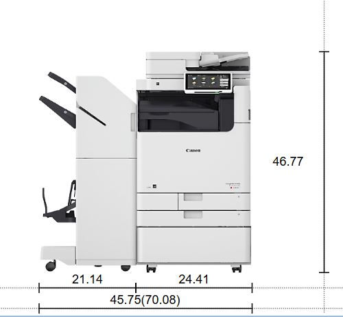 Canon ImageRUNNR ADVANCE DX 6870i Multifunction Copier [4962C002AA] (70 ppm)