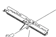 [FM2-Q539] CANON FM2-Q539-000 	EXTENSION GUIDE ASSEMBLY (IRA DX C5870i/6870i SERIES) (OEM)