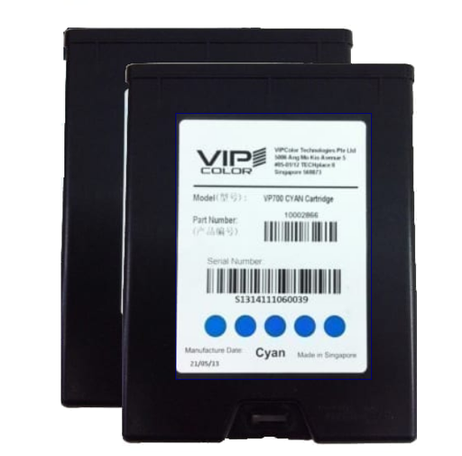 [VP-600-IS02A] VIPColor VP-600-IS02A CYAN 200ML INK CARTRIDGE (VP600/VP500)